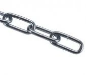 Цепь длиннозвенная 7,0mm оцинкованная, бухта 16мп