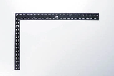 Угольник кровельщика 600*400мм (черный) СИЛА