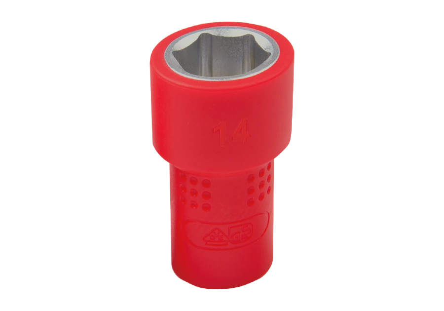 KING TONY 1/4"DR. VDE Головка торцевая 10mm | 2335VE10M