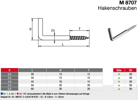 Крюк нержавеющий Крюк нержавеющий