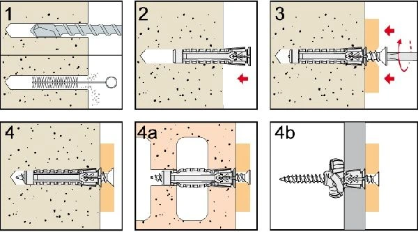 Дюбель для пустот x1evo