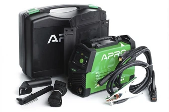 Сварочный аппарат инверторный APRO MMA-260 K, ел.4мм, + набор кабелей, кейс