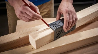 Wolfcraft Угольник японский 3D // 5208000