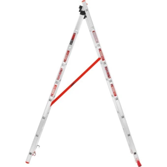 Драбина алюмінієва 3-х секційна Квітка PRO (3х9 сходинок) (110-9309)