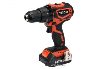 YATO Шуруповерт-дриль безщітков. акумул. Li-Ion YATO: U= 18В, крутн.мом.- 42 Нм, 2АГод, патрон Ø≤13м