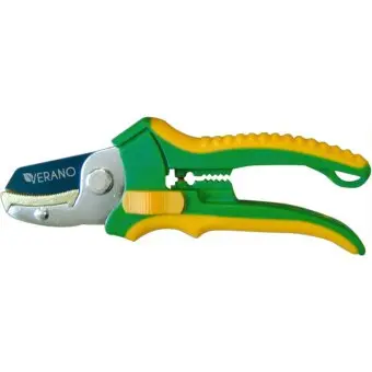 Секатор 210мм, зріз прямий VERANO | 71-810