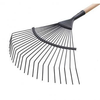My Garden 215-2-22-1660 Граблі віялові металеві Woody, 22 проволочних зуба, дерев'яний держак 1660мм