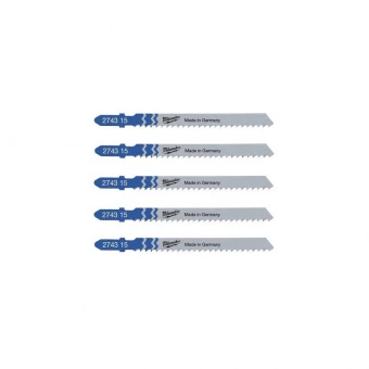 MILWAUKEE Полотна для лобзика Bi-Metal T318AF Bi-Metal , 105мм/ крок зуба 1,2мм,  | 4932274654