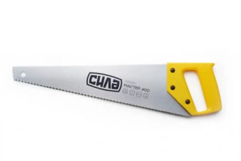 Ножовка по дереву 400мм с пластиковой рукояткой Стандарт СИЛА