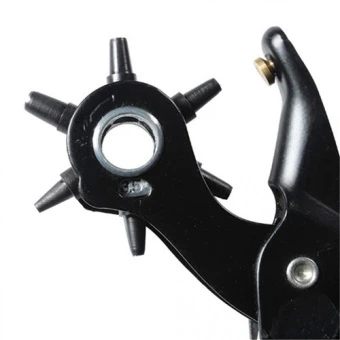 GROZ Универсальный пробойник (револьвер) для кожи и пластика RPL/6