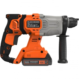 Перфоратор акумуляторний BLACK+DECKER, SDS-Plus, 18 В, 2 Дж, 3 режими