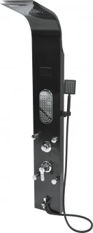 FALA Душова панель STEELY 5 : 4 функції, 155 х 22 x 7.5 см, шланг l= 150 см, з нержавіючої сталі(DW)