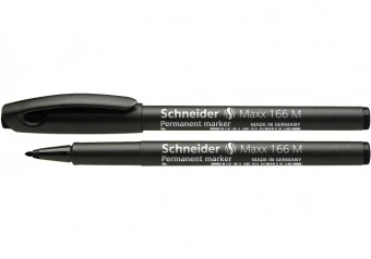 Маркер перманентный SCHNEIDER MAXX 166 1 мм, черный