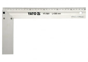 YATO Кутник столярний алюмінієвий YATO : l= 300 мм  | YT-7081