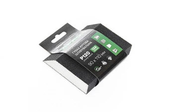 Губка шлифовальная APRO четырехсторонняя угловая P120