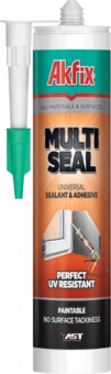 Клей-герметик AST полимер Multiseal белый 290мл Akfix