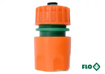 FLO Муфта швидкоз'ємна з водо-стопом для водяного шланга 1/2"  | 89003