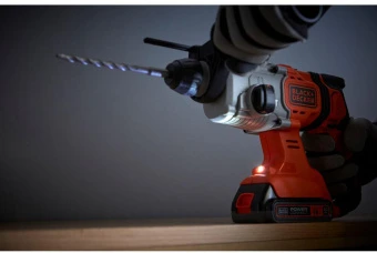 Перфоратор акумуляторний BLACK+DECKER, SDS-Plus, 18 В, 1.2 Дж, 3 режими