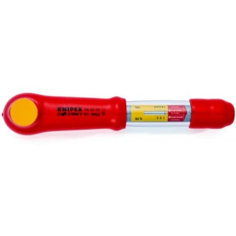 KNIPEX Ключ динамометричний 5-25 Нм c зовнішнім квадратом 3/8 дюйма, переставний 98 33 25 | 98 33 25