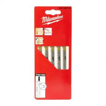 MILWAUKEE Полотна для лобзика T301CD , 105мм/ крок зуба 3,0мм,  | 4932399306
