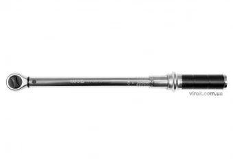 YATO Ключ динамометричний YATO : квадрат 3/8", F= 25- 125 Нм, L= 415-440 мм  | YT-07733