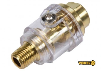 VOREL Маслянка для пневмоінструментів лінійна : 5 мл, 0.8 МПа, 1/4"  | 81570