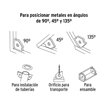 TRUPER ESM-3X Кутник магнітний, для зварювання, до 25 кг кут 45°, 90°, 135°
