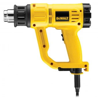 Пистолет горячего воздуха DeWalt 1800Вт, 50-600 С, рег-ка, 2 насадки.