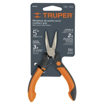 TRUPER PM-PC4 Довгогубці, Профі, гнуті, Міні Cr-V 120мм