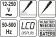 YATO Індикатор напруги YATO контрольний цифровий 12-250 V LCD  | YT-2861