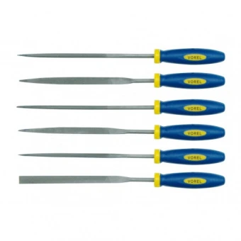 VOREL Набор надфилей 160мм-6шт. 25352