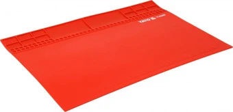 YATO Підстилка для паяння YATO з жаростійкого силікону до 500°С, 350х250х2 мм, магн стрічка 345х47мм