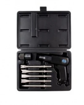 KING TONY Молоток пневматический с набором зубил 3200уд/мин | 5H210BP01