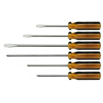 VOREL Набір викруток : пластмасова ручка. 6шт.  | 64050