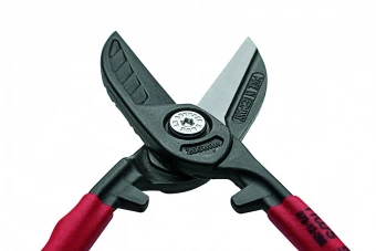 NWS Ножницы по металлу прямые тип "Английский" t = 0.8 - 1.0 мм, 200 мм, лезвия 50 мм. art. 078-12-2