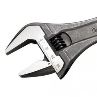 BAHCO 31 Ключ разводной 205мм с измерительной шкалой и креплением "крокодил".