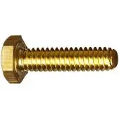 DIN 933 Болт латунный с шестигранной головкой полная резьба M10x 20