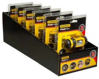 STANLEY FMHT0-70767 Фонарь FatMax® налобный светодиодный 80 люм, 8 Ч, 90 м , 3 эл АА