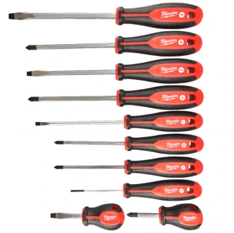 MILWAUKEE Набір викруток магнітнихз тригранною рукояткою (10шт) | 4932471808