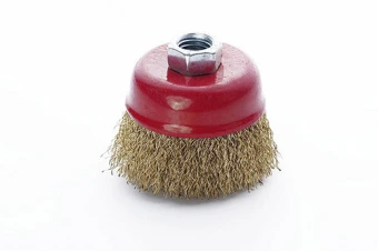 Щётка чаша латуневая проволока 65мм (УШМ) APRO