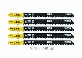YATO Полотно для електролобзика(дерево) YATO : 10TPI, L= 100 мм. Уп. 5 Шт.  | YT-3404