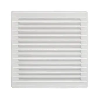 Решітка вентиляційна 172х172 мм, розємна, з пласт. сіткою, нахилені жалюзі, фланець 140х140 мм Air