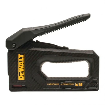 DeWALT Степлер "CARBON FIBRE" для скоб типу "G" 6-14мм, цвяхів типу "J" 12, 15мм.
