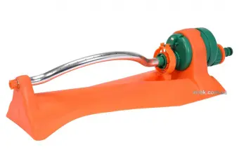 FLO Зрошувач осциляційний до шлангу 1/2", 15 отворів, межа дії- 14 м, ABS-пластик + алюміній  | 8927