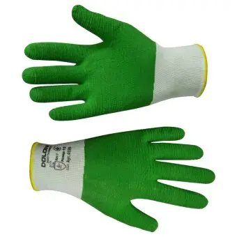 Рукавички нейлон з латексним покриттям, L Україна | 16-195