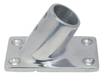 Опора нержавеющая квадратная высокая 60 град // 8204 A4 Marinetech