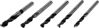 YATO Набір свердл по металу YATO: HSS 4241, Ø10-15мм, L=75/150мм, до нержав. і конструкц. сталі, 5 ш
