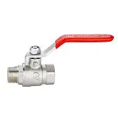 Кран латунний шаровий Base 3/4 різьба В/З ручка Double-lin | 78-070