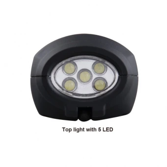 KING TONY Фонарь светодиодный 3W COB + 5 LED | 9TA27A