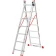 Драбина алюмінієва 3-х секційна Квітка PRO (3х7 сходинок) (110-9307)